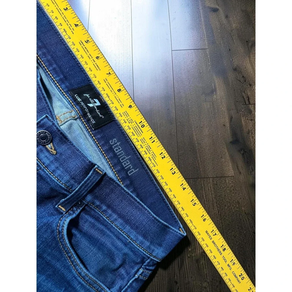 7 For All Mankind Standard Jeans Mens 32 Blue Luxe Performance Denim Designer